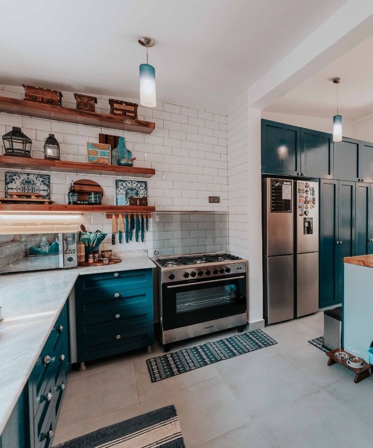 deep teal kitchen trends deep teal kitchen colour trend