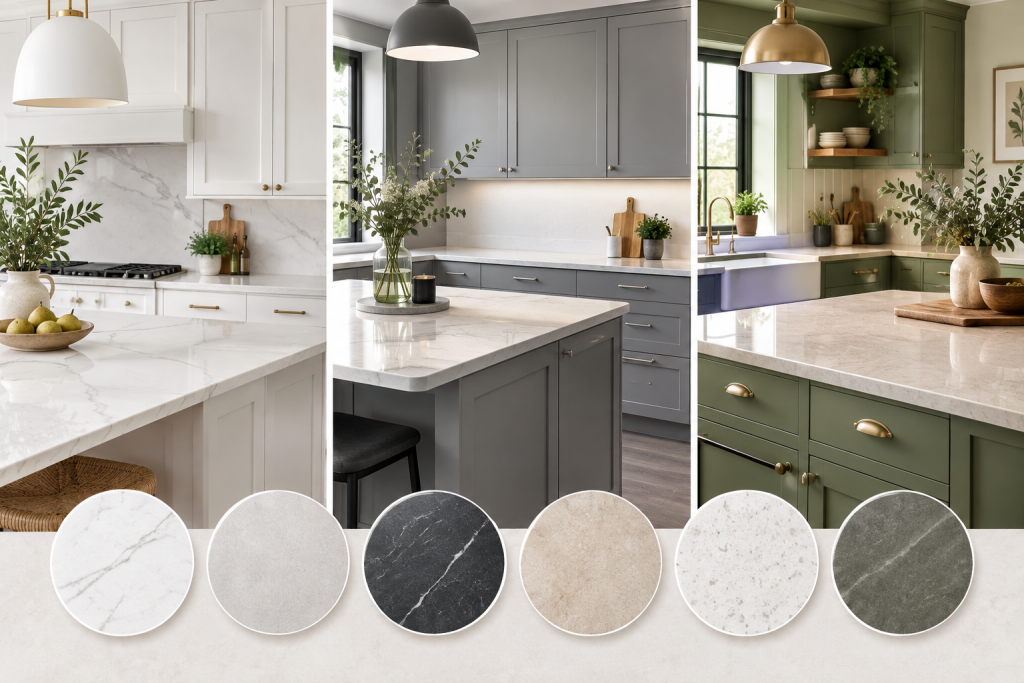 white-grey-and-green-kitchen-countertops